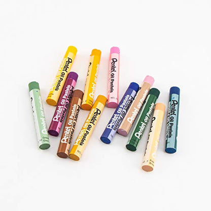 Pentel Arts Oil Pastels - 432 Piece Classroom Size Pack (PHN-12CP2) - size: 324 Count (Pack of 1)
