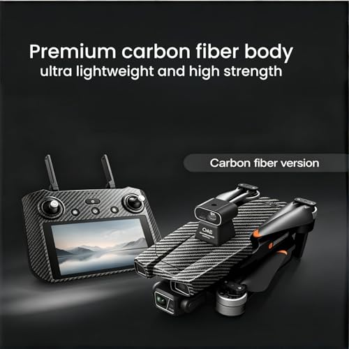 AE86ProMax Drones with camera for Adults 4k,3 Batteries Carbon - color: Carbon Fiber
