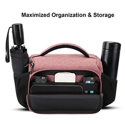 DOMISO Concept Camera Sling Bag,Everyday Small Shoulder Crossbody Bag - color: Pink