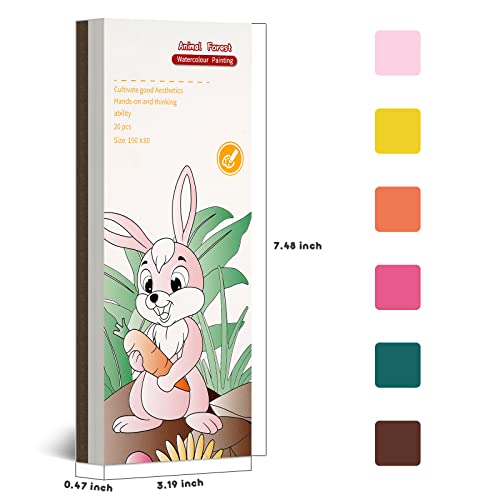 Cavnewt Paint with Water Coloring Book for Kids - color: 1Pack Animal Forest