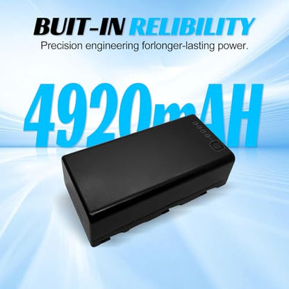 Replacement for DJI WB37 Remote Controller Battery, Compitable with DJI High-Bright Remote Monitor, FPV CrystalSky Monitor and Cendence Controller,etc