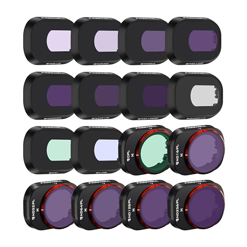 Freewell 16Pack ND, ND/PL, CPL, UV, Mist 1/4, LPR Filters for Mini 4 Pro - style: Mega Kit