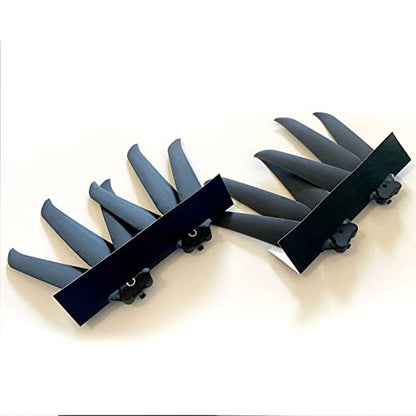 DJI Mavic 2 Pro Propellers 874X 3 Blades Low Noise Quick-Release Folding Upgrade Replacement Drone Accessories for Mavic 2 Pro & Zoom (4pcs - 2CW 2CCW, Black)