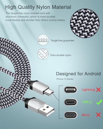 iPhone 17e 16e Wall Charger & USB-C Cable, Fast Charging Power Adapter USBC - color: White, style: USB C