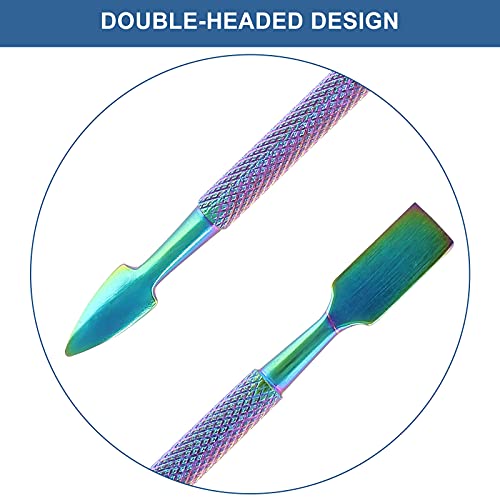 suiwotin 3PCS Wax Carving Tools, Rainbow, Stainless Steel - color: Rainbow - 3PCS
