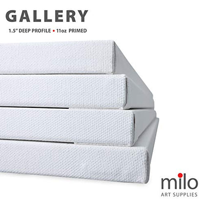 milo Stretched Artist Canvas, 36x48 inch, 2 Pack, 1.5” inch Profile - size: 36" x 48" Pack of 2