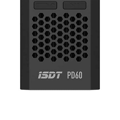 ISDT PD60 Bundle: PD60S XT60 60W 6A Type-C Battery Balance Charger for 1-4S Lipo Battery & 6S 80C 1300mAh Smart Battery for RC Car Plane FPV Drone (2 Packs)