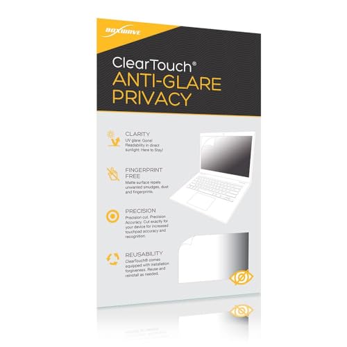 BoxWave Screen Protector Compatible with DJI Smart Controller - ClearTouch Anti-Glare Privacy (2-Pack), Privacy Screen Protector Flexible Film Anti-Glare