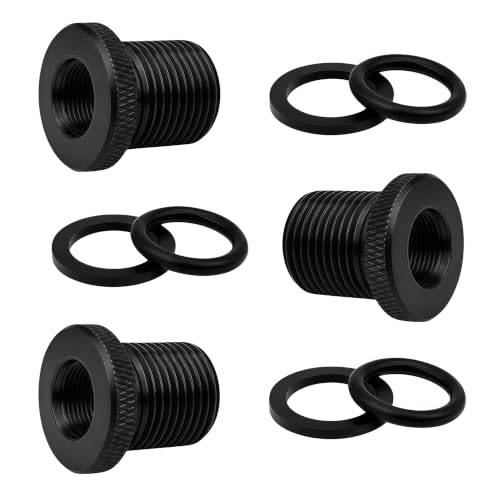3Pack 1/2x28 to 3/4x16 Thread Protector and Washers, Steel Black - color: Black Thread Protector (1/2x28 to 3/4x16)