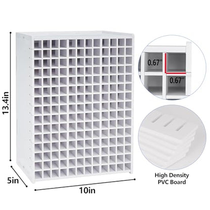 Marker Organizer,180 Slots Marker Holder Organizer with Removable Divider - size: 180 slots