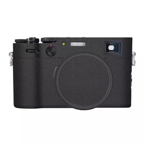 Anti-Scratch Camera Cover Skin Sticker for Fujifilm X100V Protector Vinyl Film Skin Protective Decoration(Leather Black) - color: Leather Black