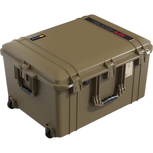 Pelican Air 1637 Multi-Purpose Hard Case no Foam (Empty Case) for Camera, Drone, Equipment, Gear, Electronics, Overlanding, Camping, Travel and Pistol (OCP Tan)