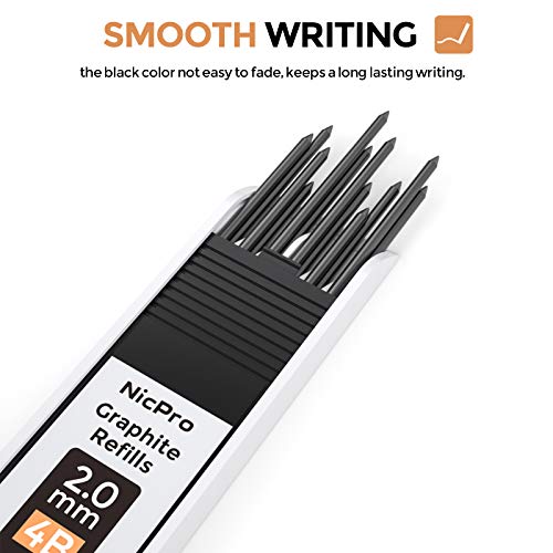 Nicpro 2mm Metal Mechanical Pencil Set with Case, 1PCS - size: 1 Count (Pack of 1)