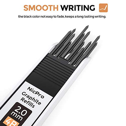 Nicpro 2mm Metal Mechanical Pencil Set with Case, 1PCS - size: 1 Count (Pack of 1)