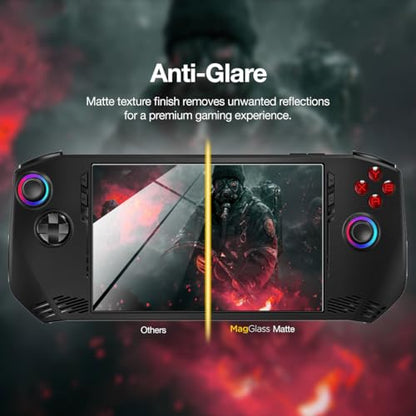 magglass Matte Screen Protector for MSI Claw, Anti Glare Tempered Glass Display Guard (Handheld Gaming Console) - color: Matte
