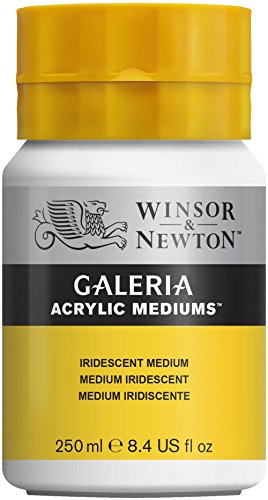 Winsor & Newton Galeria Acrylic Iridescent Medium, 8.4-oz (250ml) Jar - color: Iridescent Medium, style: 8.4-oz