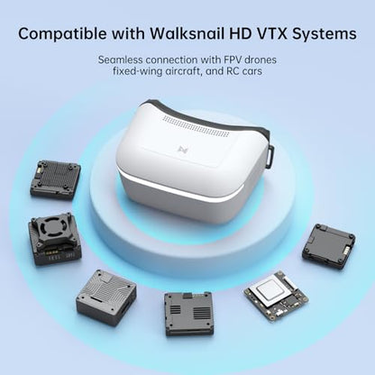 CADDXFPV Walksnail Goggles L, 1080p 4.5-Inch FPV Goggles, Head Tracking