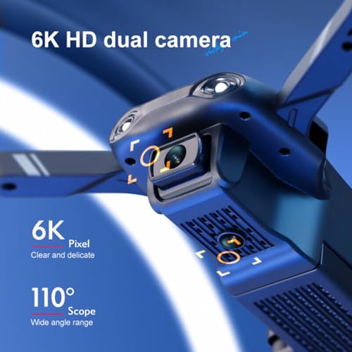 V13 Drone 6K Dual Camera 2 Batteries FPV Foldable Quadcopter