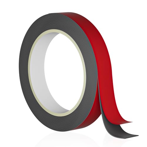 Double Sided Tape Heavy Duty, 0.4 Inch x 16.4 FT VHB Mounting Tape, Waterproof Adhesive Strips for Walls, Home Decor, Christmas Decorations, Posters, Weatherstrip - size: 0.4in/1cm