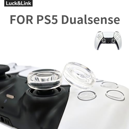 Luck&Link for PS5 Dualsense Thumb Grips, Joystick Caps for PS5, Thumbstick Cover (for PS5 Dualsense) - size: For PS5 Dualsense