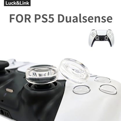 Luck&Link for PS5 Dualsense Thumb Grips, Joystick Caps for PS5, Thumbstick Cover (for PS5 Dualsense) - size: For PS5 Dualsense