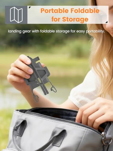 Landing Gear Compatible with DJI Mini 5 Pro, Foldable Leg Height Extension Kit with Quick-Release Design for Enhanced Ground Landing Protection Drone Accessories