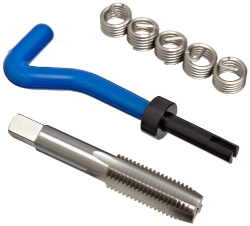 E-Z Lok EK21310 Helical Threaded Insert Kit, 304 Stainless Steel, 9/16"-12 Thread Size, 0.563" Installed Length (Pack of 5) - size: 9/16"-12 Thread Size, 0.563" Installed Length, style: Pack of 5