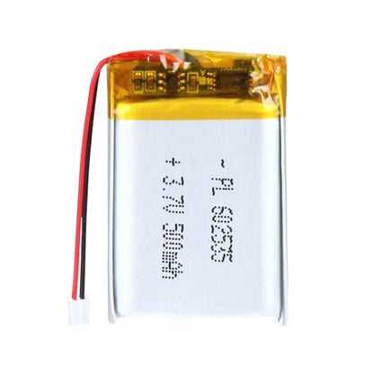 602535 3.7V Lipo Battery 500mAh 602535 Rechargeable Lithium - size: 602535 500mAh