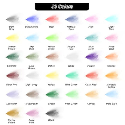 HOMY ARTY Airbrush Paint - 54 Colors with 6 Thinner - color: 54 Colors with 6 Thinner