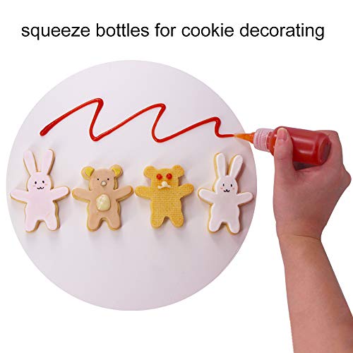 20 Pack 2-Ounce Plastic Squeeze Bottles with Measurement - size: 2oz 20pack