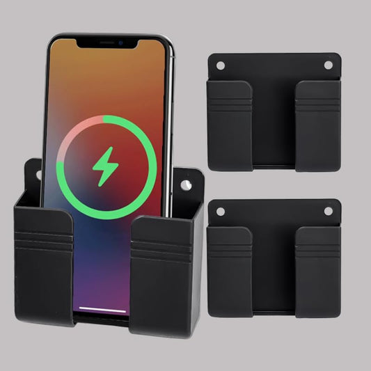 6PCS Wall Mounted Organizer Storage Box Punch Free Remote Control Mobile Phone Plug Cable Container Holder Boxes