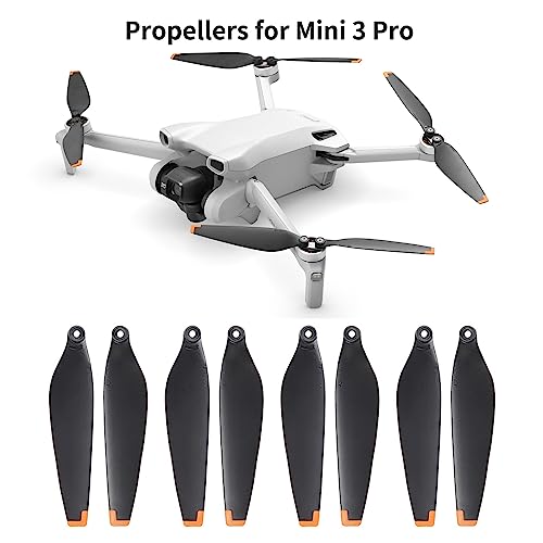 16Pcs Mini 4 Pro/Mini 3 Pro Propellers with Screws Compatible with DJI Mini 4 Pro Mini 3 Pro Blades Props Wings Replacement Accessories (Not for MINI 3)