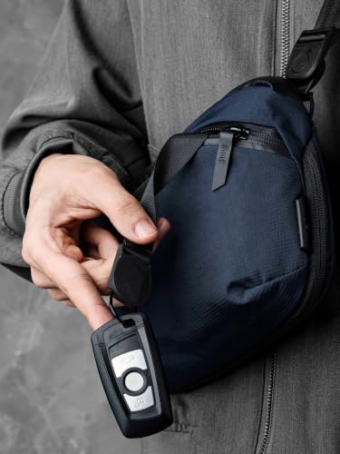 ALPAKA Flight Sling Pro 2.5L Sling Bag with Bottle Holder for Men - color: Moonlight Blue