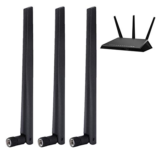 3PCS Router Original Antenna SMA Omnidirectional Antenna 2.4G,5G Dual Band Network Card External Antenna for RT AC68u