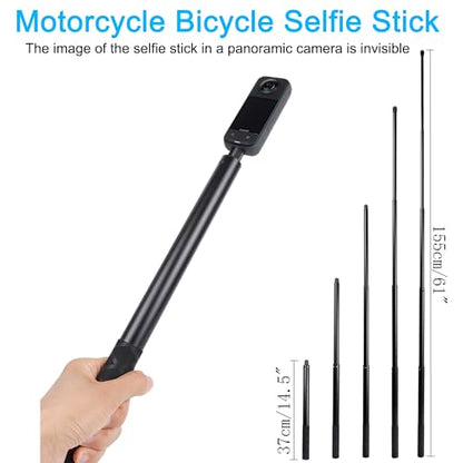 Motorcycle Mount kit for Insta360 X6 X5 X4 X3 X2 DJI OSMO 360 GoPro MAX 2