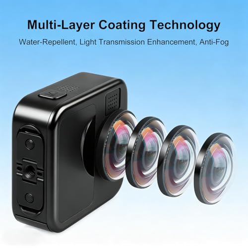 Premium Lens Cap for Go Pro MAX2 Lens Guards Spherical Optical Tempered Glass MAX 2 Protective Case Cover Action Camera Accessories - size: for GoPro MAX2 Glass