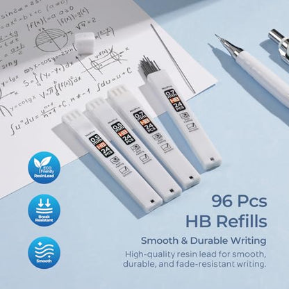 Nicpro Cute Mechanical Pencil Set, 4PCS 0.5&0.7 mm Pastel Drafting Pencils - style: 0.5mm+0.7mm