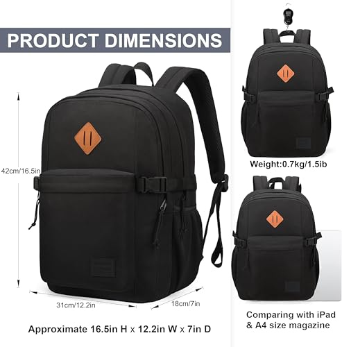 SUPACOOL Campus Backpack, Laptop Bag with 2 Compartments, Travel Backpack