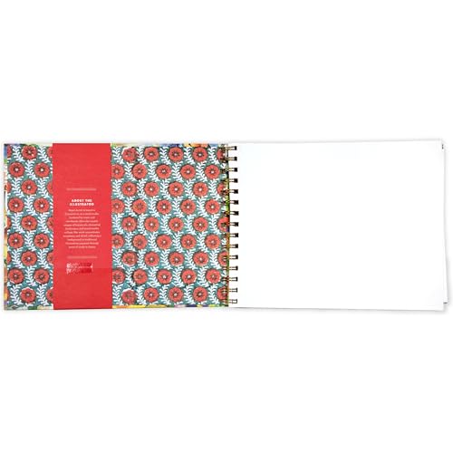 eeBoo Mushrooms Spiral Bound Sketchbook, 80 Pages, 9.5" x 7.5" - style: Mushrooms