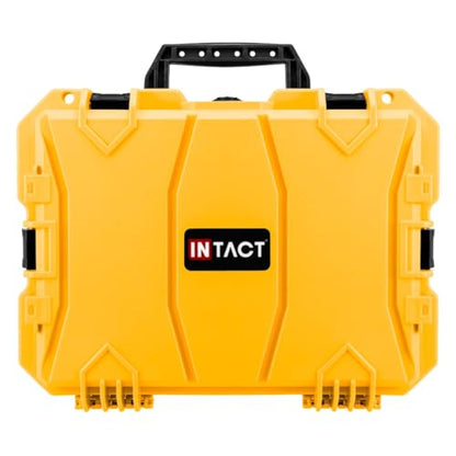 Eylar 18" Intact Series Hard Camera Case, Lightweight and Durable Stacker Design with Foam (Yellow) - color: Yellow