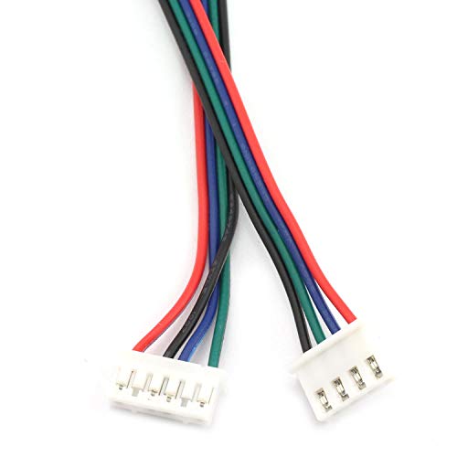 4PCS 1.5M 59 Inch Stepper Motor Cables Lead Wire HX2.54 4 Pin to 6 Pin