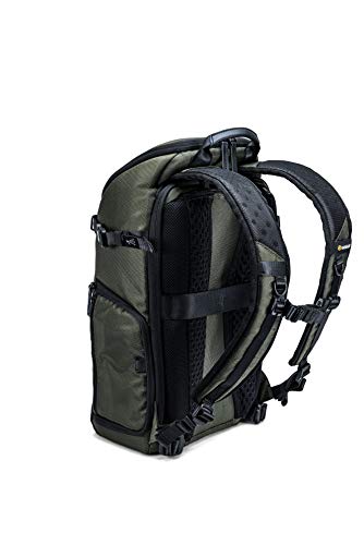 VANGUARD VEO Select 46BR Camera Backpack, Green - Slim Profile, Rear Access, 13" Laptop Storage, Tripod Carry - color: Green, size: 46