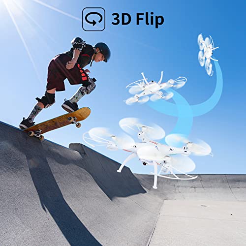 Cheerwing Syma X5SW-V3 FPV Drone with 720P Camera for Adults - color: White