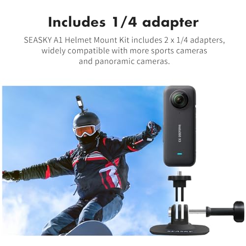 SEASKY A1 Sports Camera Flexible Adhesive Helmet Mount use Genuine 3M