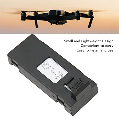 RC Drone Battery Replacement, 3.7V 1800mAh Stable UAV Replacement Battery for E88 E88PRO E88MAX E525 E99 E99PRO P1 P5PRO K3 S1 P8