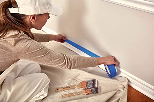 Canvas Drop Cloth for Painting (Size 4 x 12 Feet - Pack of 2) - Pure Cotton Painters Drop Cloth for Painting, Furniture & Floor Protection - All Purpose Thick Canvas tarp with Double Stitched Edges - size: 4' x 12' - Pack of 2