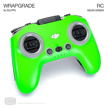WRAPGRADE Skin Compatible with DJI FPV RC/DJI FPV Remote Controller 3 (NEON Green) - color: Neon Green
