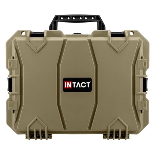 Eylar 18" Intact Series Hard Camera Case, Lightweight and Durable Stacker Design with Foam (Dark Earth) - color: Dark Earth
