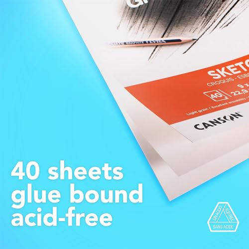 Canson Graduate Sketch Paper Pad, 5.5x8.5 in - size: 5.5x8.5 inch