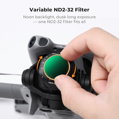 K&F CONCEPT Variable ND Filter Compatible with DJI Mini 5 Pro - style: ND2-32
